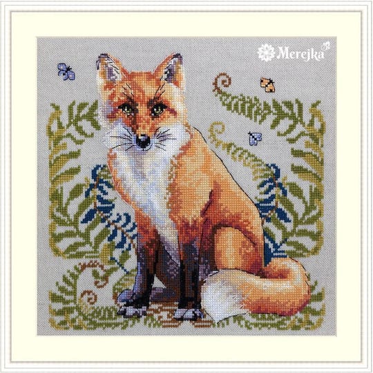 Merejka® The Fox Counted Cross Stitch Kit